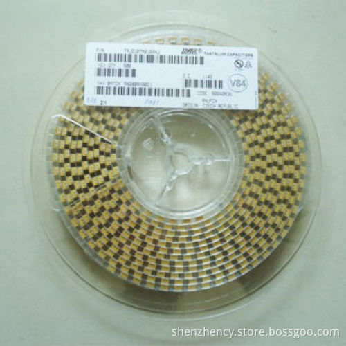 Tantalum Capacitor, TAJD106K016RNJ, 10UF 16V 10% 2917, D Case